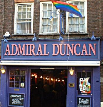 The Admiral Duncan Pub in Soho