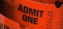 "Admit One" Tickets "Admit One" Tickets