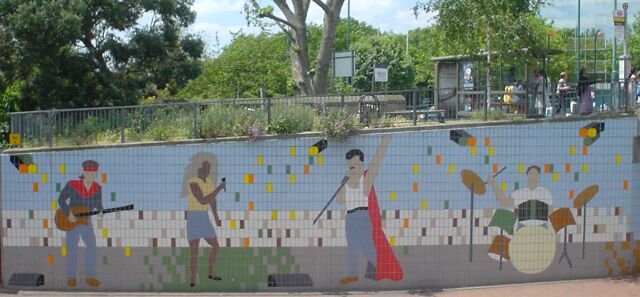 Live Aid mural