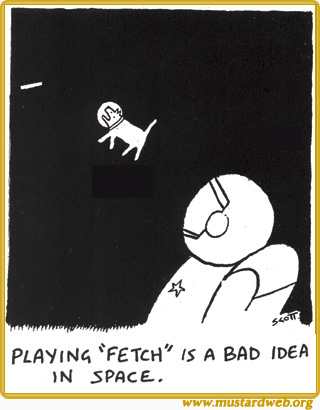 Playing fetch in space