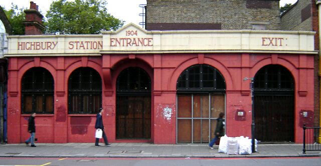 Old Highbury station entrance