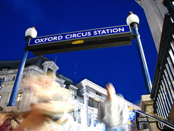Oxford Circus tube