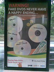 Fake DVD advert
