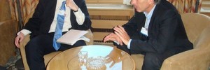 Boris Johnson At Davos, Chewing The Cud With The Mayor Of Buenos Aires