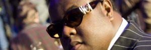 Jamal Woolard as Biggie in Notorious / image courtesy of 20th Century Fox