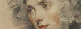 Image: Sir Thomas Lawrence, Portrait of Mary Hamilton (detail), 1789