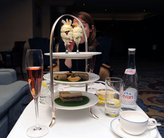 Royal Lancaster Banana Afternoon Tea