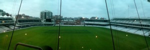 View from Lord's media centre by the payne