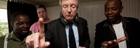Tony Hall with young DJs from The BLT Crew