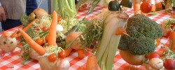 Image of comedy vegetable sculptures author's own