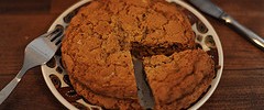 Photograph of Outsider Tart's oatmeal pumpkin whoopee pie by Chris Osburn