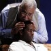 15484_091203_catonahot James Earl Jones (Big Daddy) and Adrian Lester (Brick) finally talk. Photo by Nobby Clark