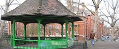 Arnold Circus hides Victorian secrets. Image taken on a ley-line walk with the performers by Alasdair Mackenzie.