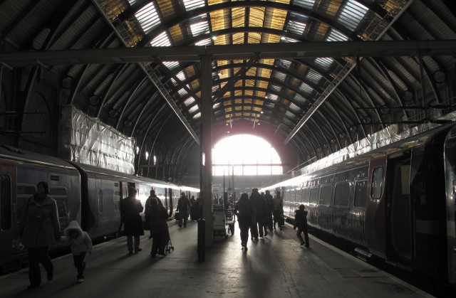 Kings Cross wintry afternoon light