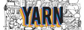 yarn logo with illustration for web yarn logo with illustration for web