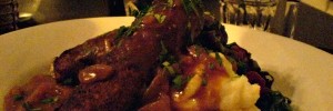 Bangers and mash at Mildreds.  Good food, bad photo!