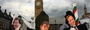 17219_maydayeffigy Taken at May Day protests outside the Houses of Parliament by sinister pictures via the Londonist Flickrpool
