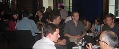 Happy fact-finders at a recent Royal Institution pub quiz.