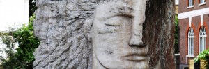 Photograph by bradman334 shows Emily Young's sculpture, dedicated to the victims of July 7th 2005