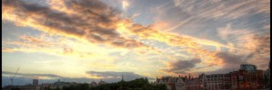 Sunset over Thames by AB Gallery via the Londonist Flickrpool