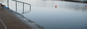 Dawn at the Serpentine Lido by lindseymclarke