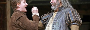 Jamie Parker (Prince Hal) and Roger Allam (Falstaff). Photograph by John Haynes