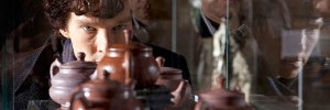 Benedict Cumberbatch as Sherlock Holmes and Martin Freeman as John Watson / image from the BBC