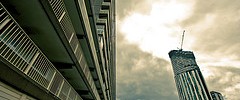 Photo: Heygate Estate and Strata by gazkinz