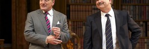 Henry Goodman (Sir Humphrey) and David Haig (PM Jim Hacker) in Yes, Prime Minister. Photo by Manuel Harlan