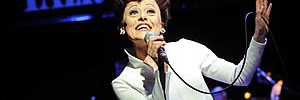 Tracie Bennett (Judy Garland) in End Of The Rainbow. Photo by Robert Day