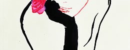 Miss Dior, RenÃ© Gruau. Circa 1960. Black ink, gouache and watercolour. Private Collection. Copyright: SARL RenÃ© Gruau