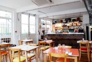 Brawn restaurant, Columbia Road, E2