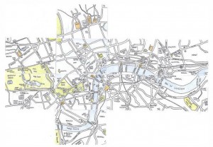 hdmcrucifix Map of London