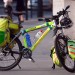 London ambulance Service bicycle, Trafalgar Square.