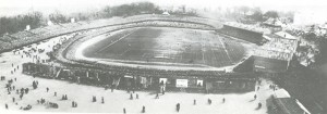 Crystal Palace's first ground, in Crystal Palace Park. This photo shows the 1905 FA Cup final.