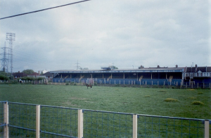 Wimbledon's Plough Lane, in June 2000. The ground has since been demolished. Photo / sarflondondunc.