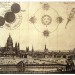 An eclipse over London in 1748, showing a rare view of the City from Islington.