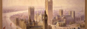 The Imperial Monument Halls and Tower, drawn up in 1904 for a site beside the Houses of Parliament