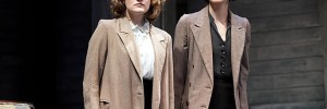 Martha Dobie (Elisabeth Moss) and Karen Wright (Keira Knightley) in The Children's Hour. Photo by Johan Persson