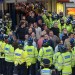 Police reception for Swansea football supporters, London Victoria Station, 31 March 2007