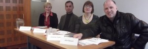 Left to right: Anne-Marie Griffin, Murad Qureshi AM, Christine Taylor, John Stewart.