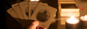 Here's an idea for Earth Hour: Play 1930s London Underground card game Lobo by Candlelight like James Mockett