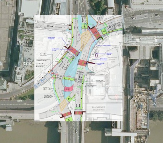 TfLs plans, overlaid on the current layout.