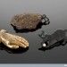 L0057378 Amulet brooch in the shape of a black cat, England, 1914-191