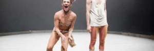 Anna Finkel and Chris Evans in Place Prize finalist work It Needs Horses by Lost Dog