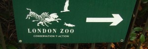 London Zoo sign