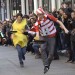 Where's Wally leads the field at Great Spitalfields Pancake Race by olliepix