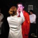 Kate Moore (Dr Brodsky) and Neil Ballinger (Alex) in a Clockwork Orange. Photo by Tiffany Lashley