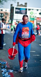 Charitable superman by row-h