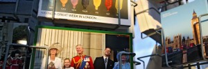 Only Prince Edward spotted the Royal Laundry's unfortunately placed washing line.